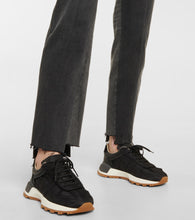 Maison Margiela Nylon and suede sneakers