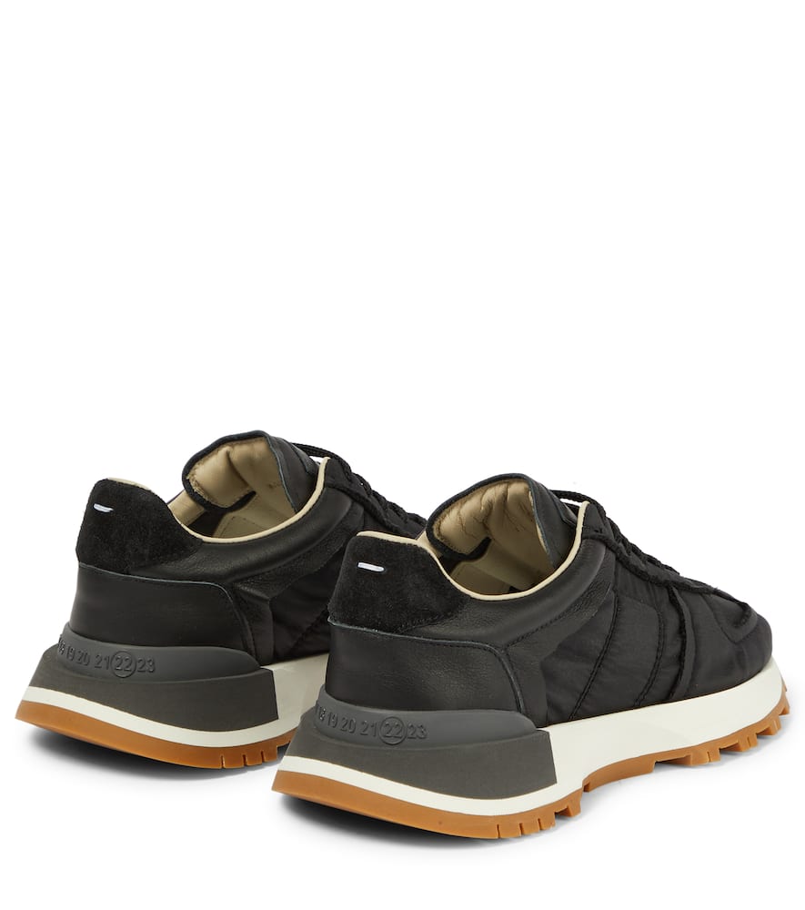 Maison Margiela Nylon and suede sneakers