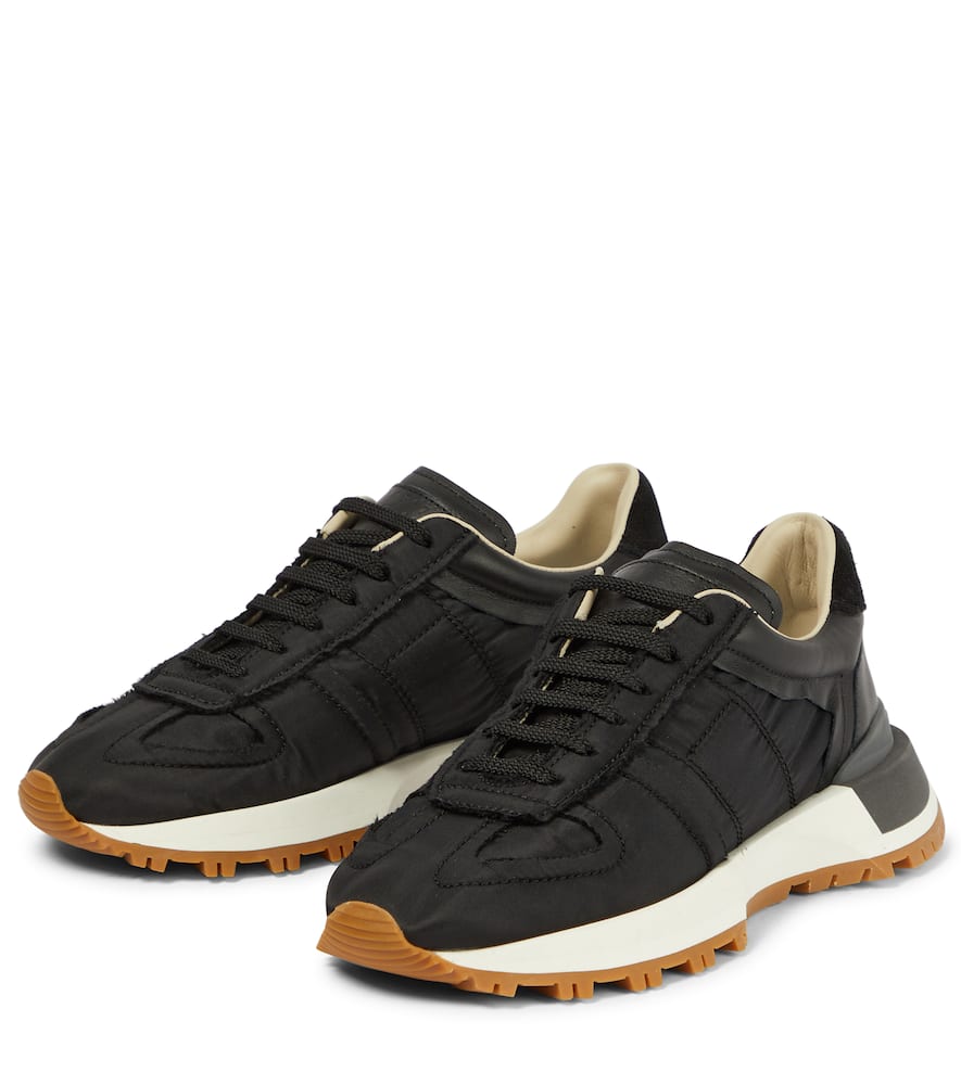 Maison Margiela Nylon and suede sneakers