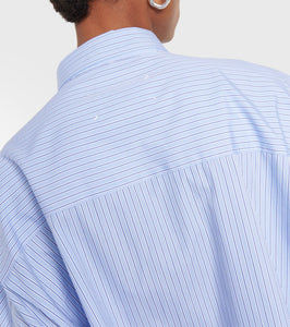Maison Margiela Pinstripe cotton poplin shirt