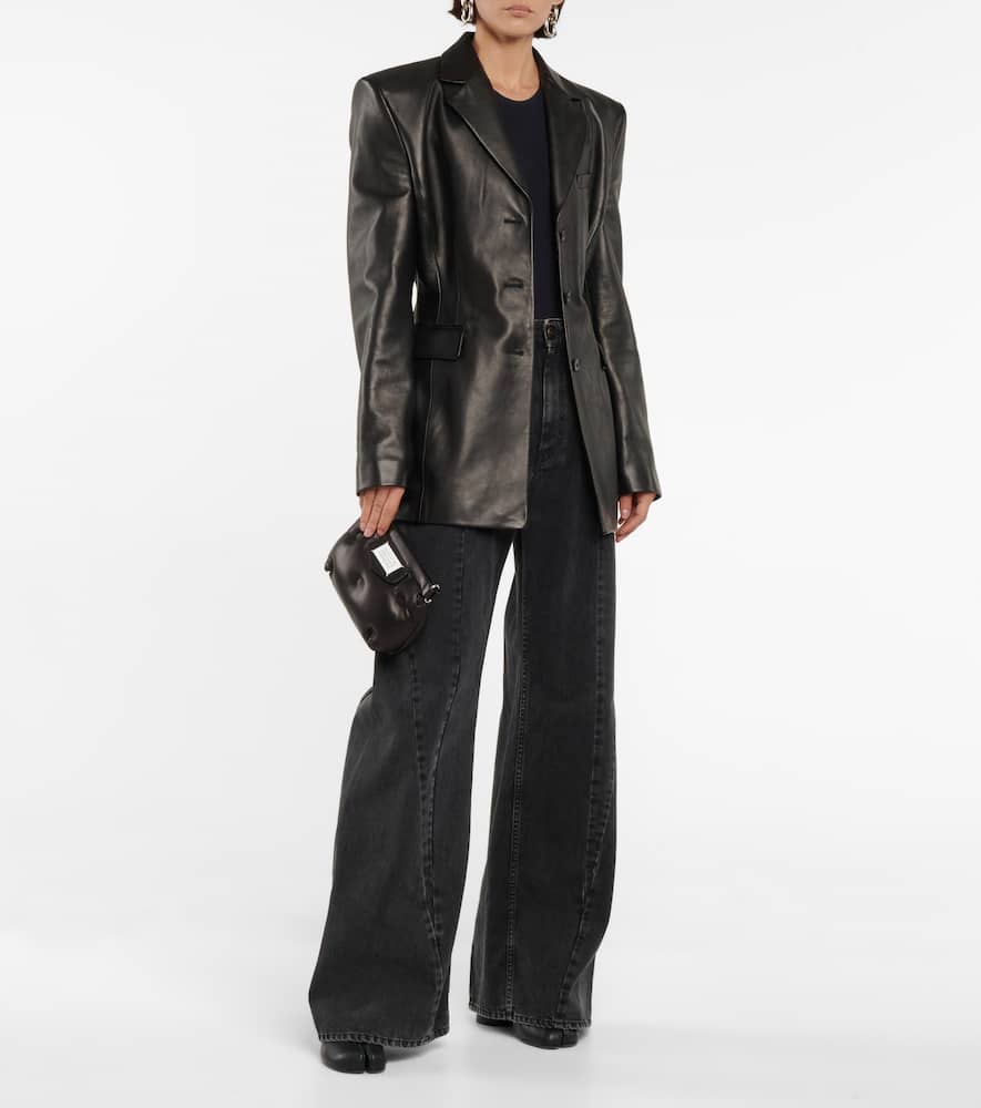 Maison Margiela Red Carpet Glam Slam Mini leather clutch