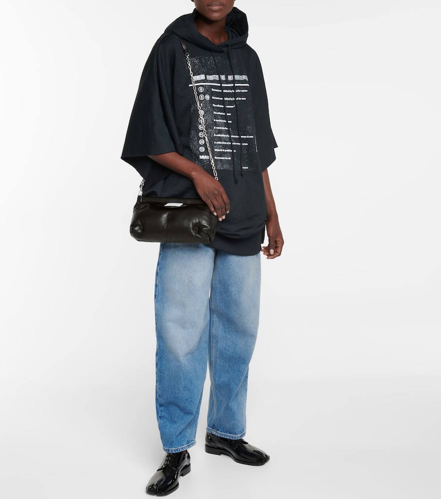 Maison Margiela Red Carpet Glam Slam leather clutch