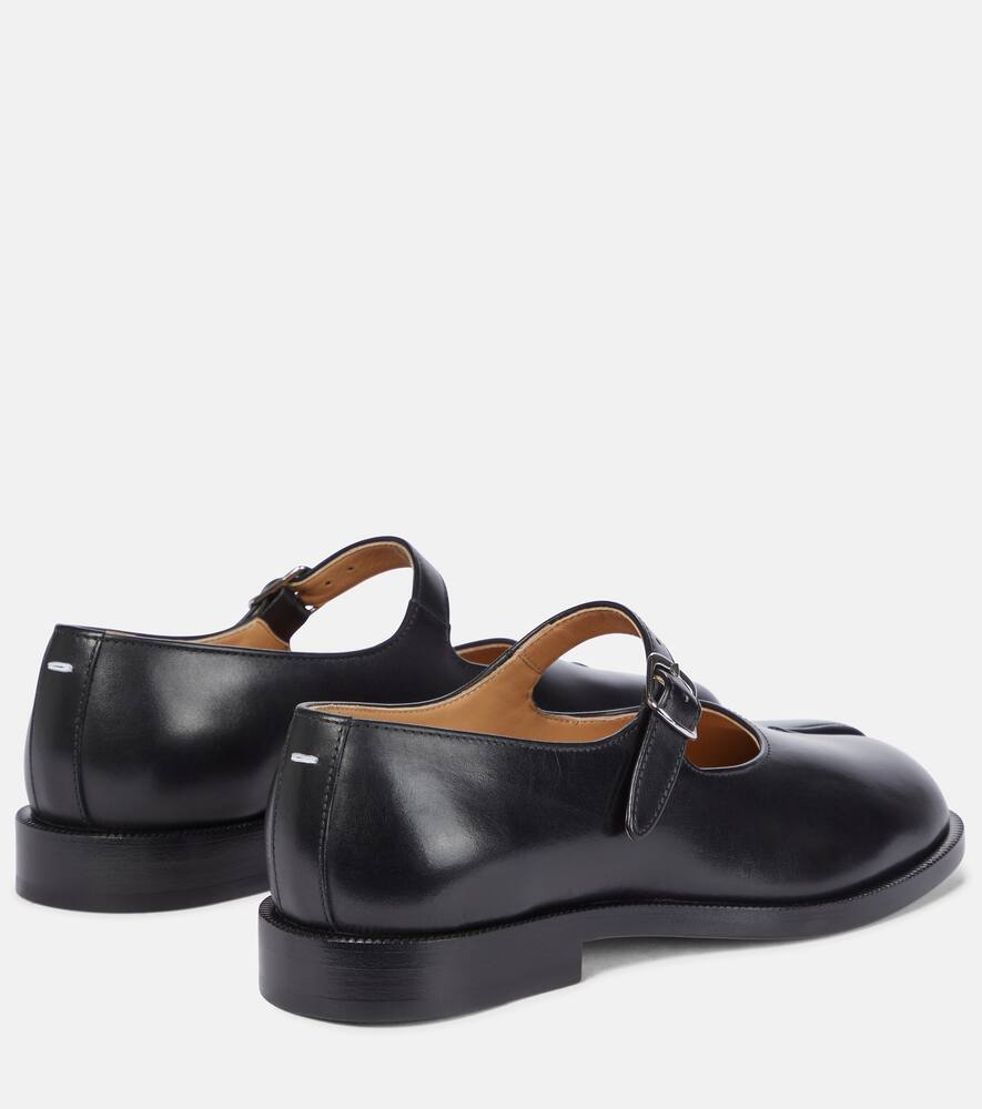 Maison Margiela Tabi Mary Jane leather flats