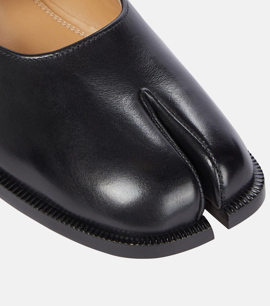 Maison Margiela Tabi Mary Jane leather flats