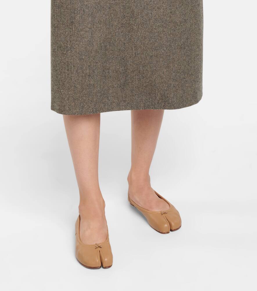 Maison Margiela Tabi leather ballet flats