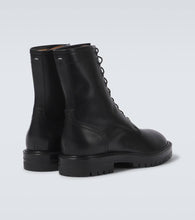 Maison Margiela Tabi leather combat boots