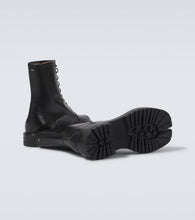 Maison Margiela Tabi leather combat boots