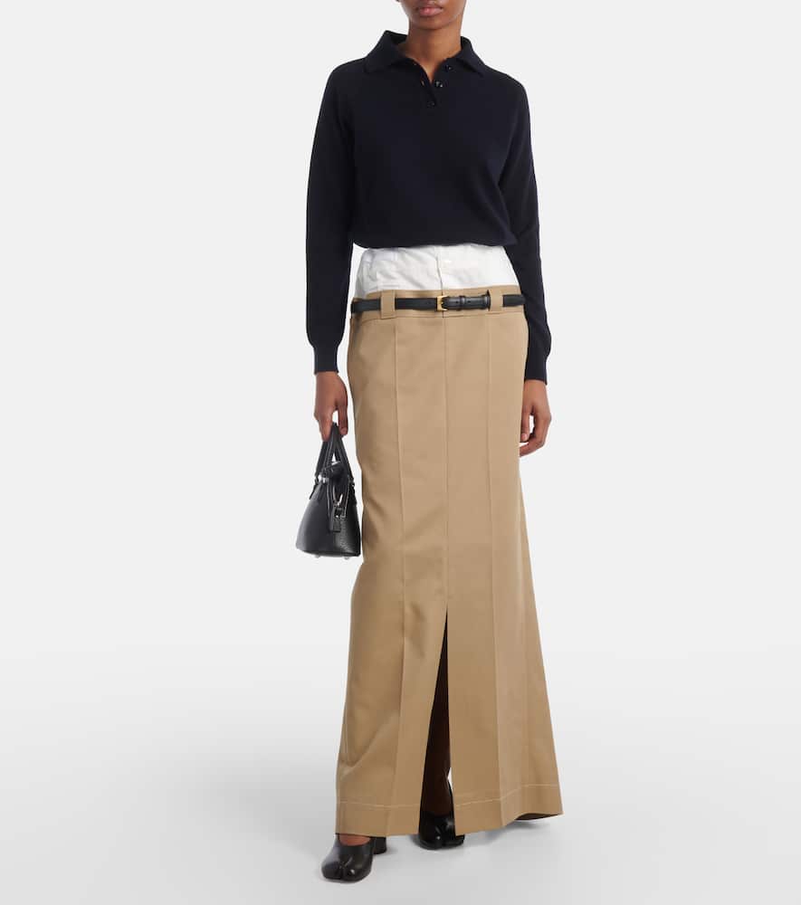 Maison Margiela Tabi leather slingback pumps