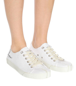 Maison Margiela Tabi logo canvas low-top sneakers