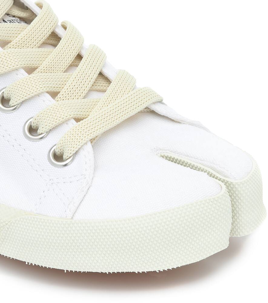 Maison Margiela Tabi logo canvas low-top sneakers