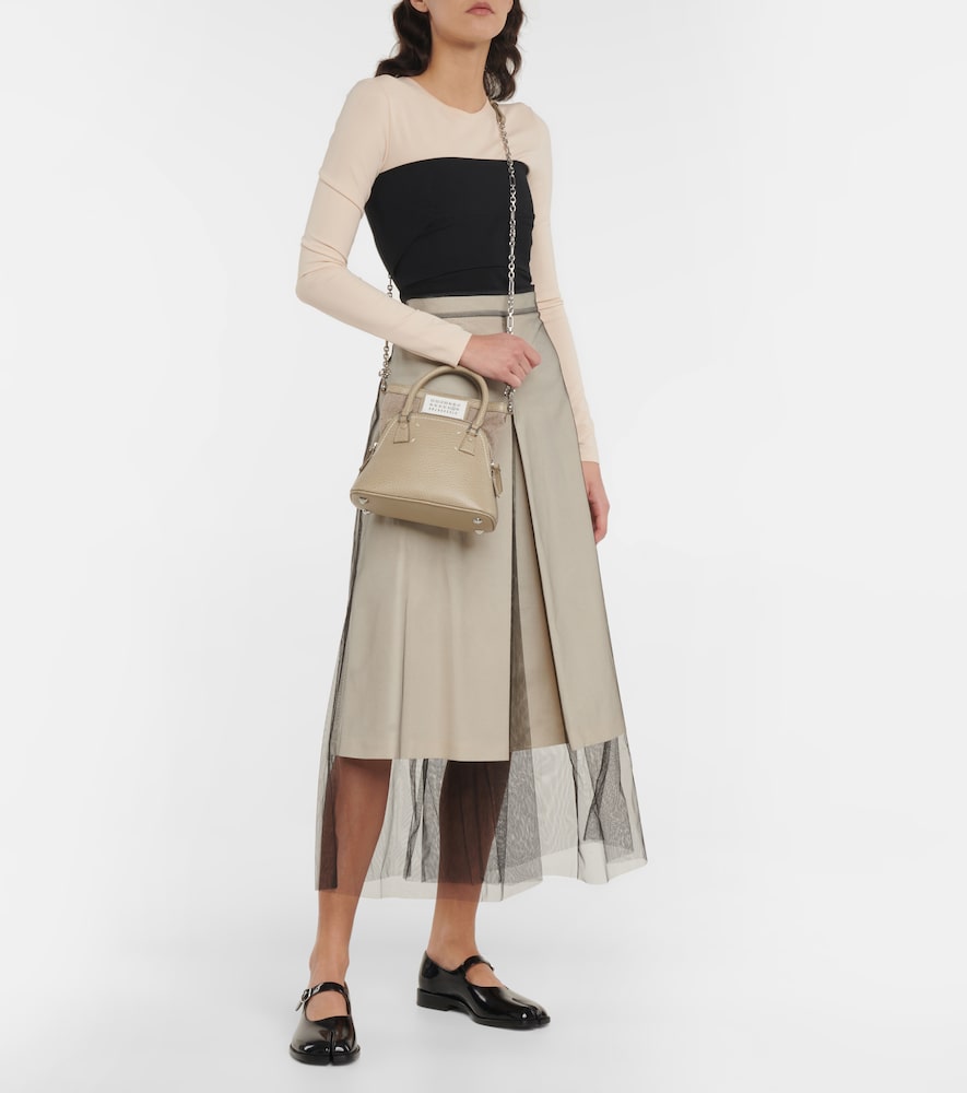 Maison Margiela Tabi patent leather Mary Jane flats