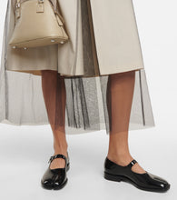 Maison Margiela Tabi patent leather Mary Jane flats
