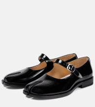 Maison Margiela Tabi patent leather Mary Jane flats