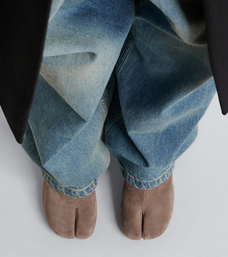 Maison Margiela Tabi suede ankle boots