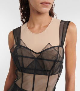 Maison Margiela Tulle midi dress
