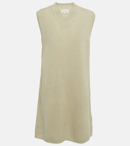 Maison Margiela Virgin wool sleeveless minidress
