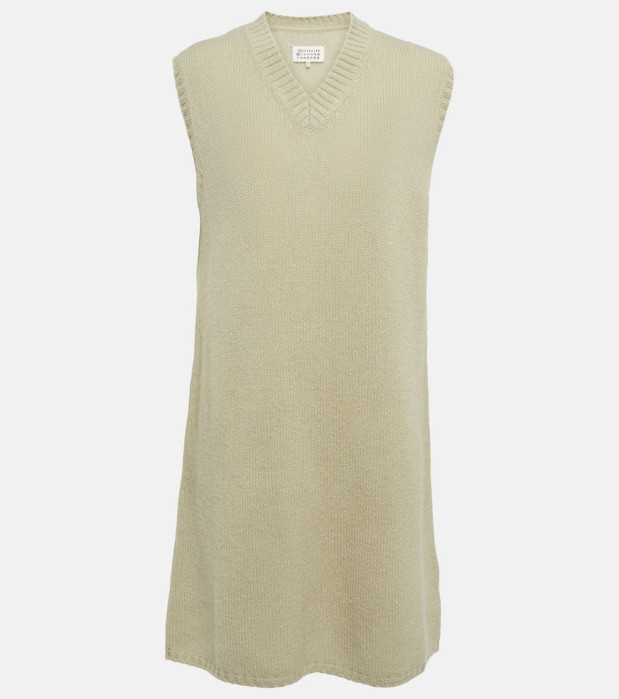 Maison Margiela Virgin wool sleeveless minidress