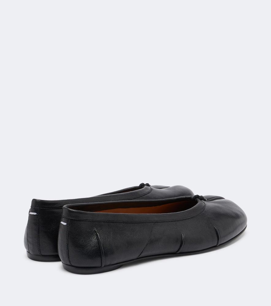 Maison Margiela Tabi leather ballet flats (Black) - Ballerina Flats