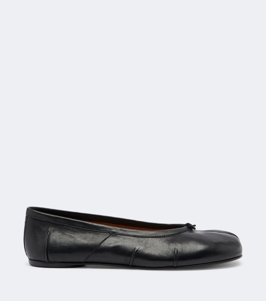 Maison Margiela Tabi leather ballet flats (Black) - Ballerina Flats