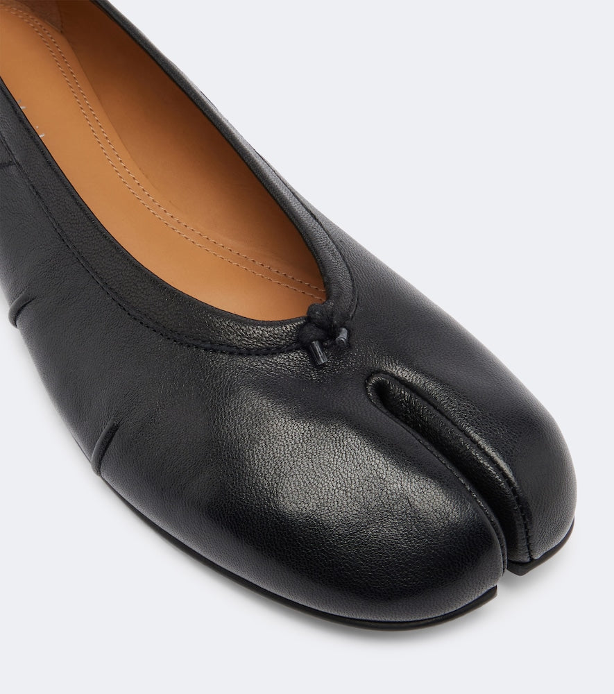 Maison Margiela Tabi leather ballet flats (Black) - Ballerina Flats