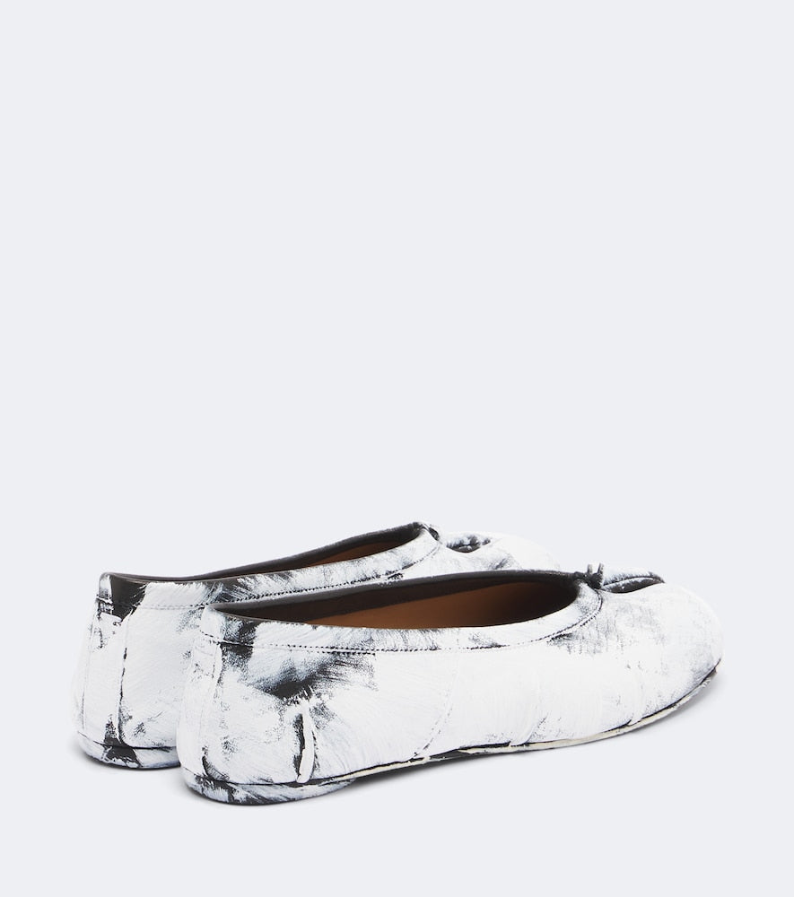 Maison Margiela Tabi leather ballet flats - White Ballerina Flats