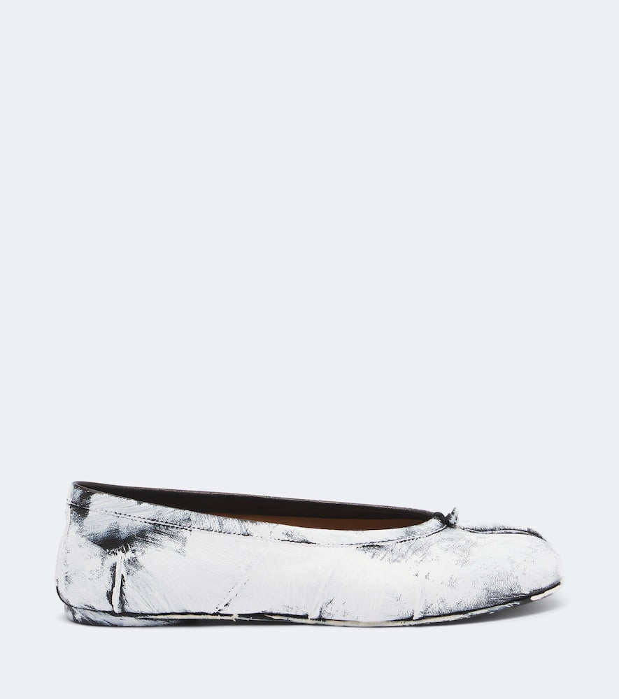 Maison Margiela Tabi leather ballet flats - White Ballerina Flats