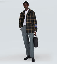 Maison Margiela x Pendleton checked wool coat