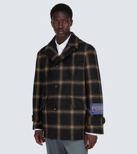 Maison Margiela x Pendleton checked wool coat