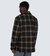 Maison Margiela x Pendleton checked wool coat