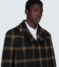 Maison Margiela x Pendleton checked wool coat