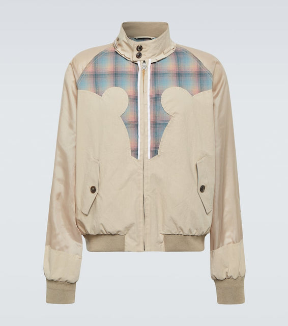 Maison Margiela x Pendleton cotton-blend bomber jacket