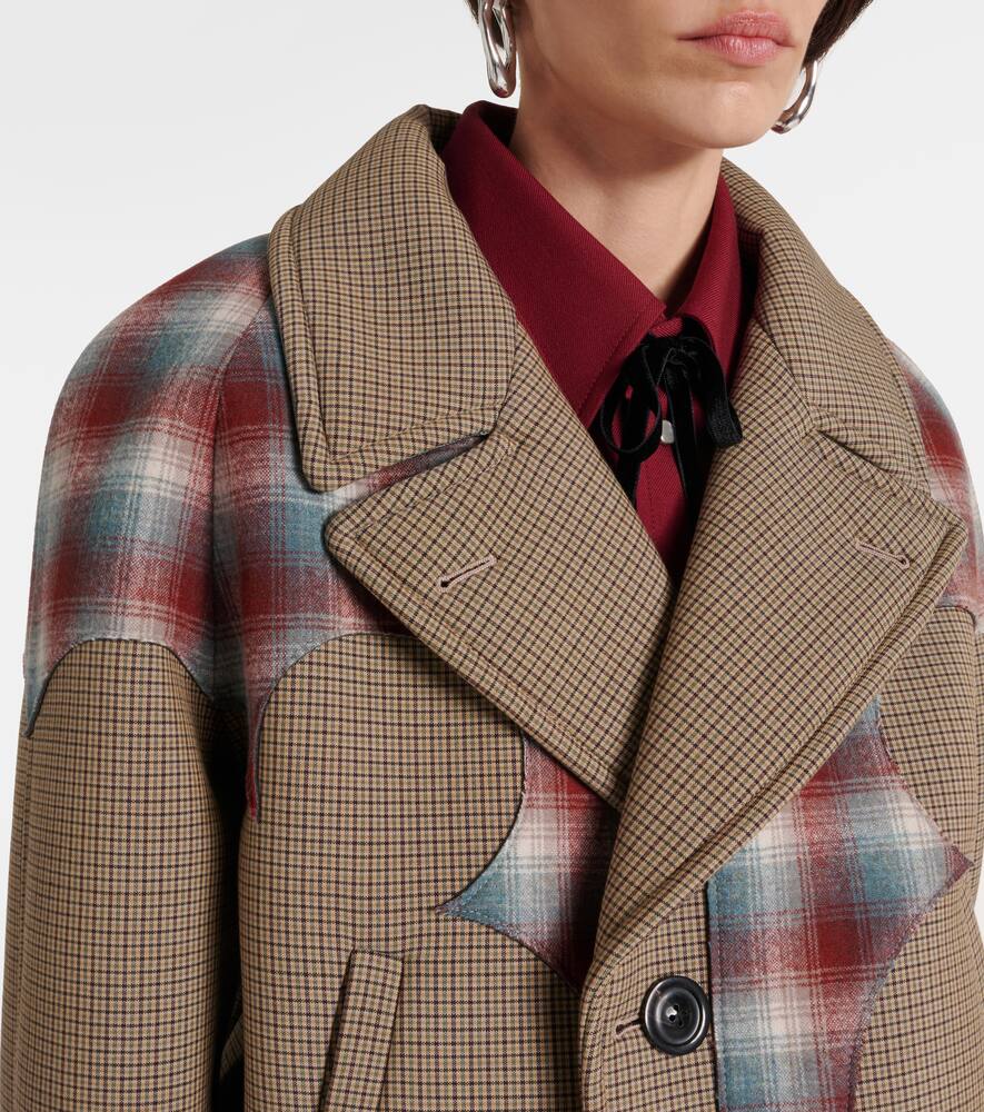 Maison Margiela x Pendleton cotton, mohair, and wool coat
