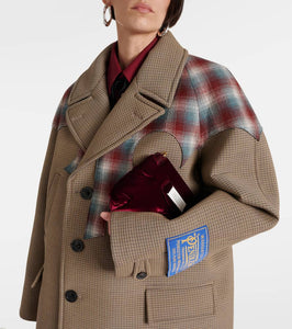 Maison Margiela x Pendleton cotton, mohair, and wool coat