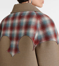 Maison Margiela x Pendleton cotton, mohair, and wool coat