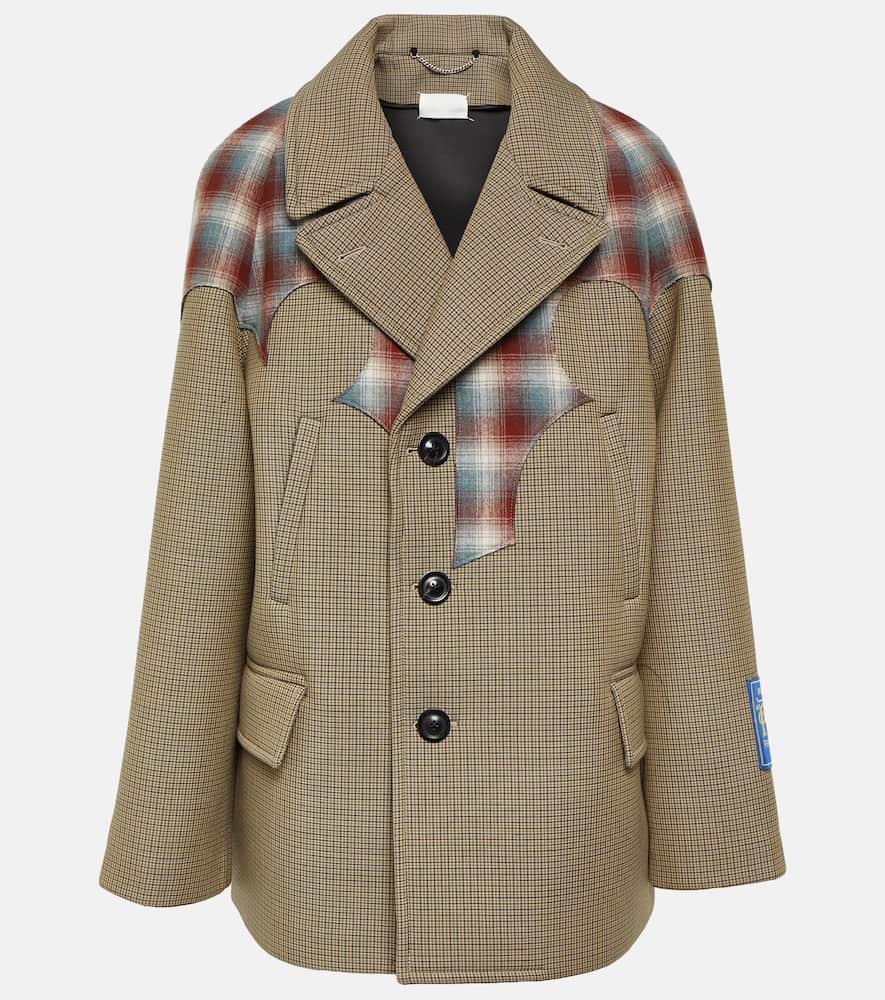 Maison Margiela x Pendleton cotton, mohair, and wool coat