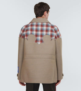 Maison Margiela x Pendleton oversized peacoat