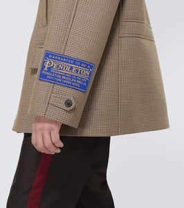 Maison Margiela x Pendleton oversized peacoat