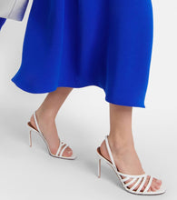 Malone Souliers Ama 90 leather slingback sandals