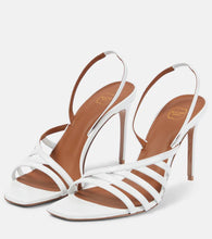 Malone Souliers Ama 90 leather slingback sandals