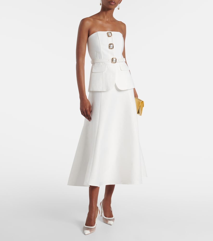 Malone Souliers Aubrey 70 mesh slingback pumps