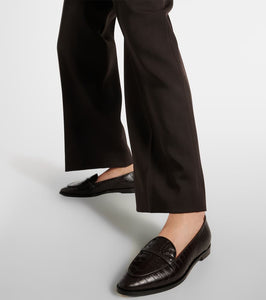 Malone Souliers Barry embossed leather loafers