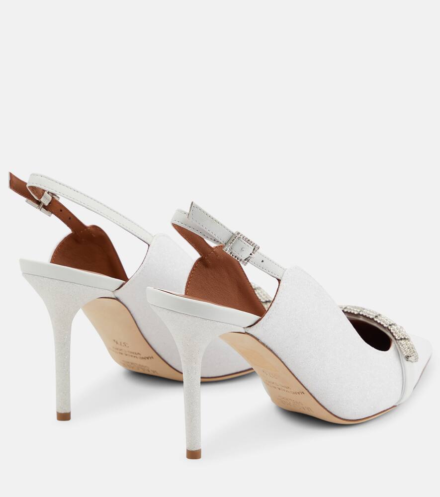 Malone Souliers Beau 85 glitter slingback pumps