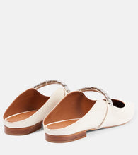 Malone Souliers Bella embellished leather slippers