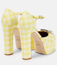 Malone Souliers Camille 130 embellished platform pumps