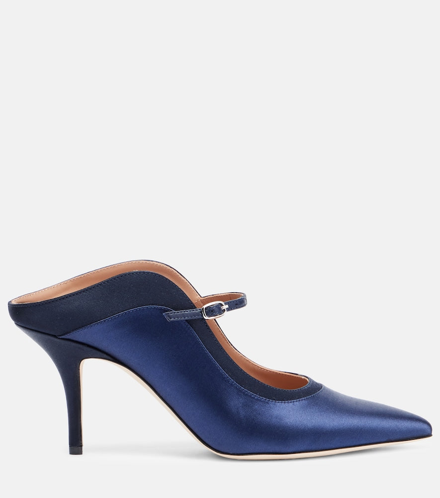 Malone Souliers Delphi 70 satin pumps