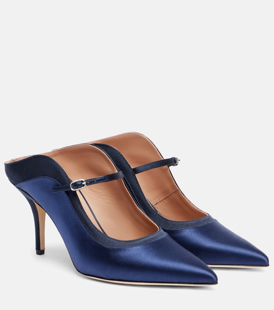 Malone Souliers Delphi 70 satin pumps