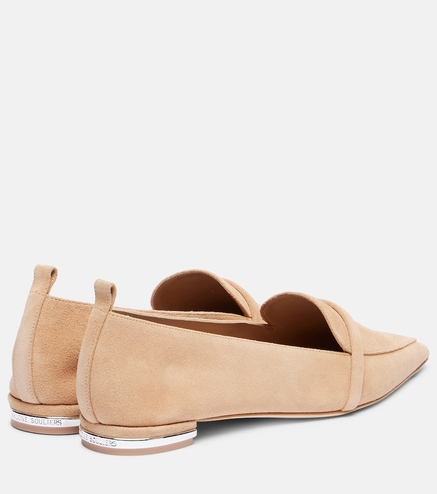 Malone Souliers Dora 10 suede loafers