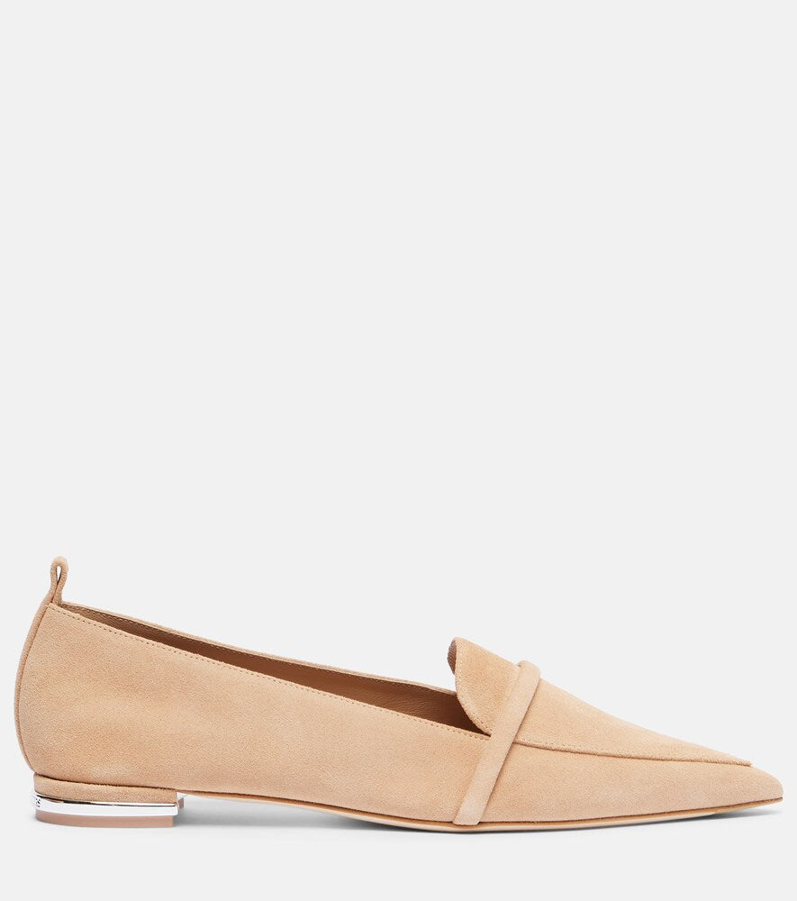 Malone Souliers Dora 10 suede loafers