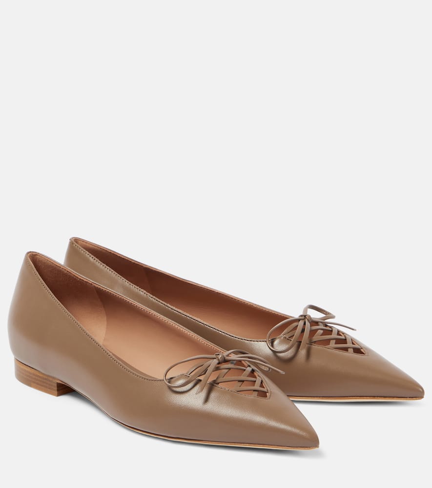 Malone Souliers Hedy 10 leather ballet flats