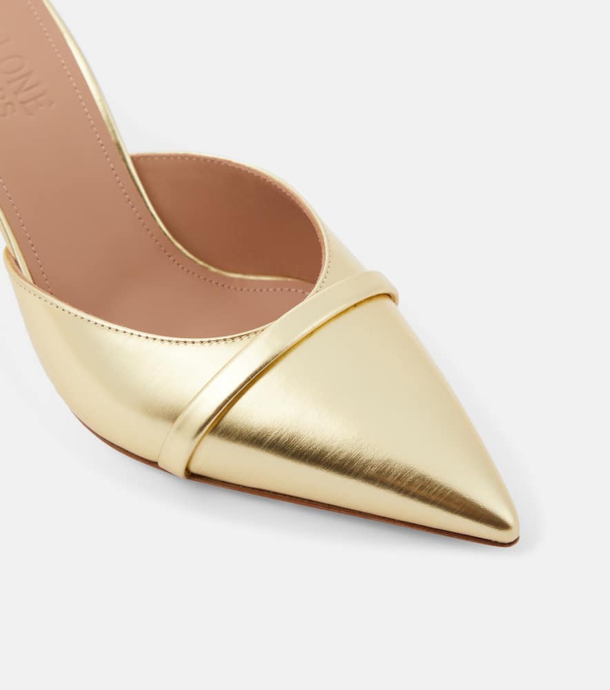 Malone Souliers Joella 70 metallic leather mules